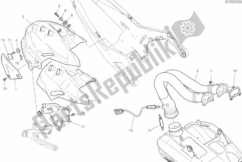 Tutte le parti per il 31b - Impianto Di Scarico del Ducati Superbike Superleggera V4 998 2020
